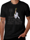 Am I Slow? Sloth Graphic T-Shirt