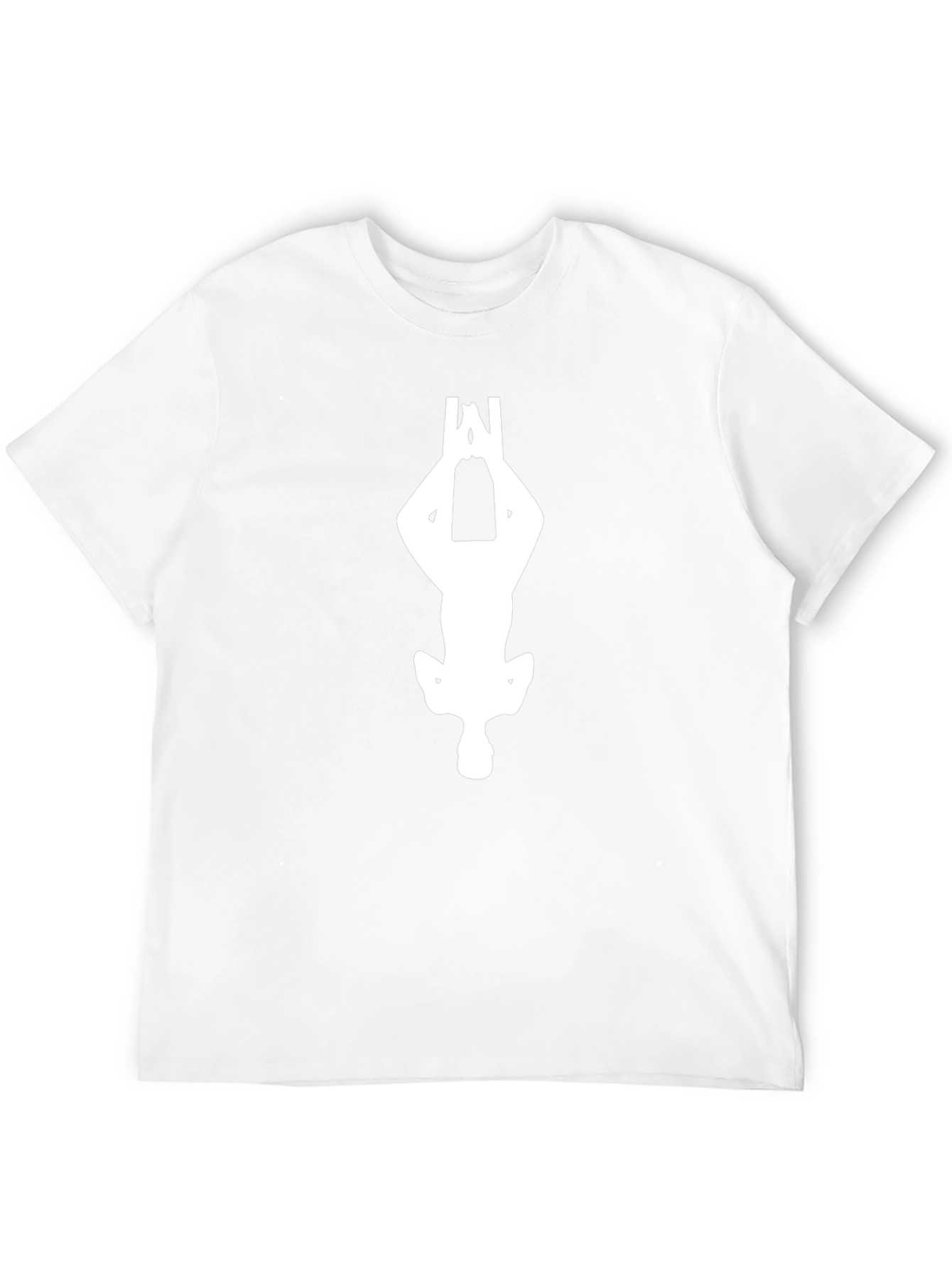 Upside Down Figure Black Tee