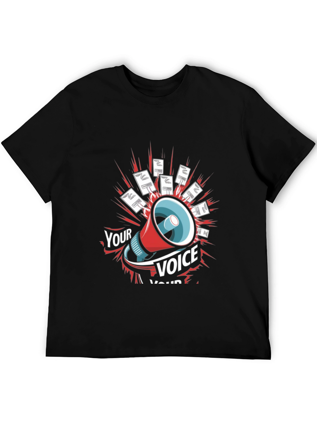 Your Voice T-Shirt Protest Shout Loud