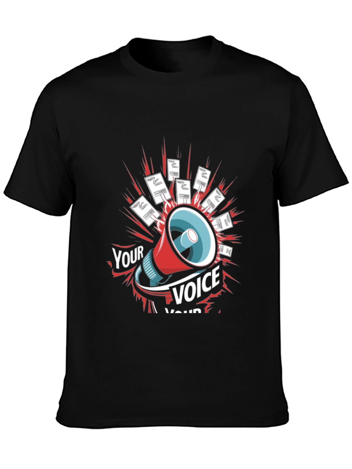 Your Voice T-Shirt Protest Shout Loud