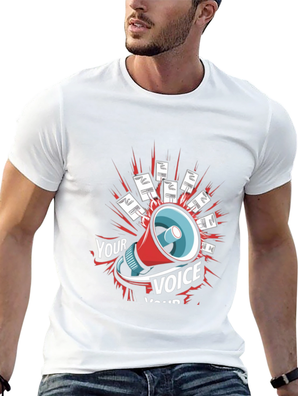 Your Voice T-Shirt Protest Shout Loud