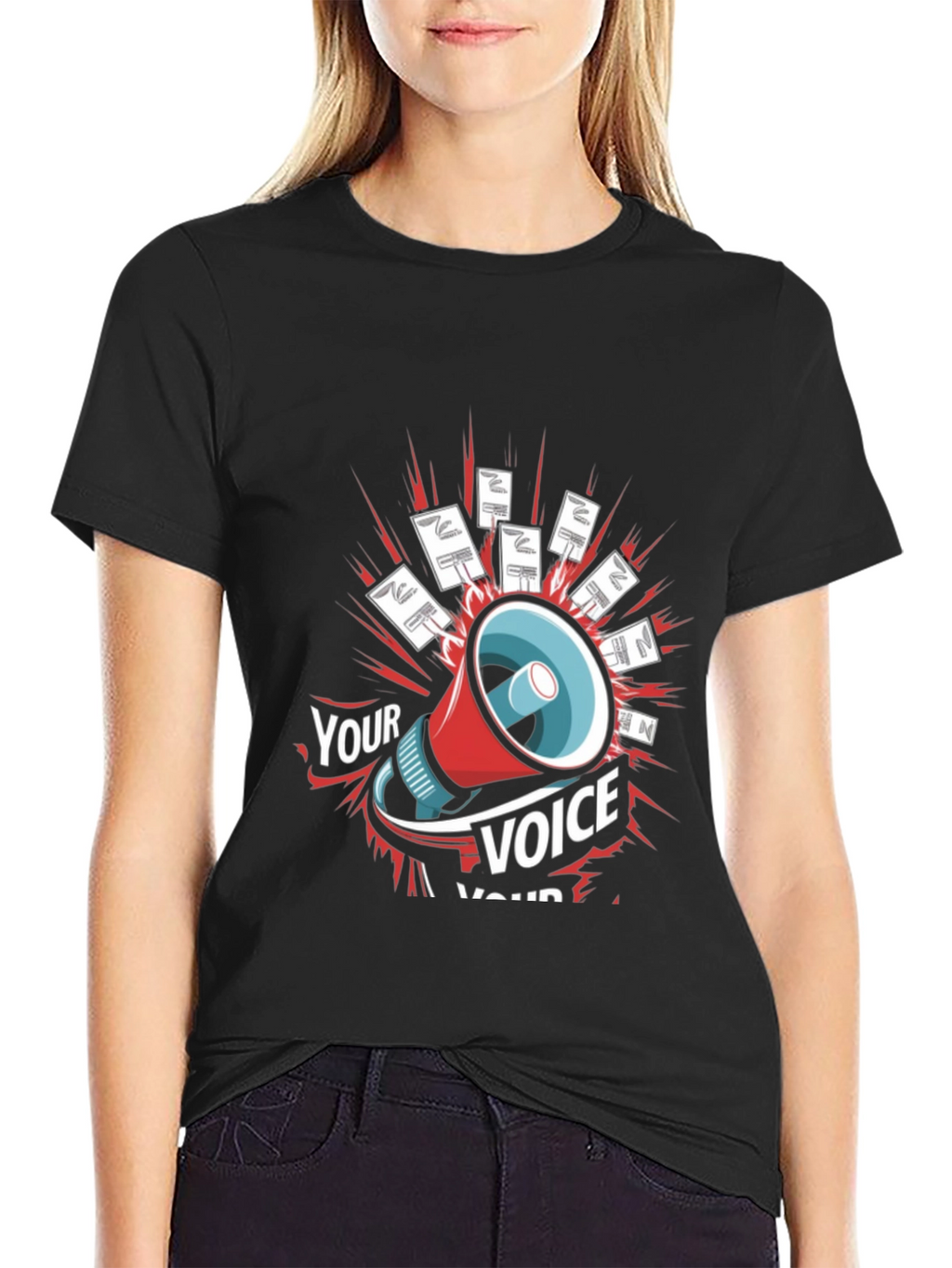 Your Voice T-Shirt Protest Shout Loud
