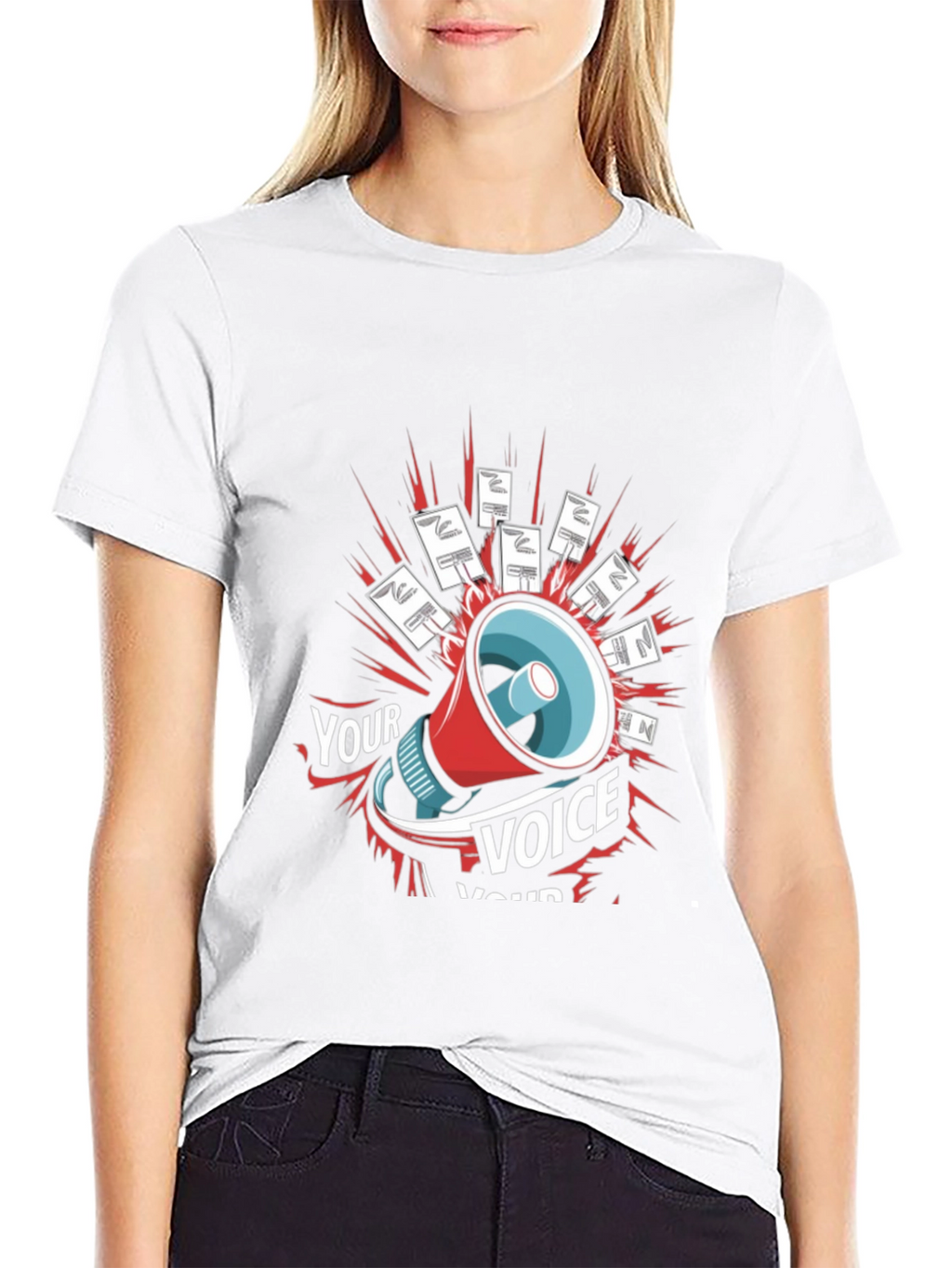 Your Voice T-Shirt Protest Shout Loud