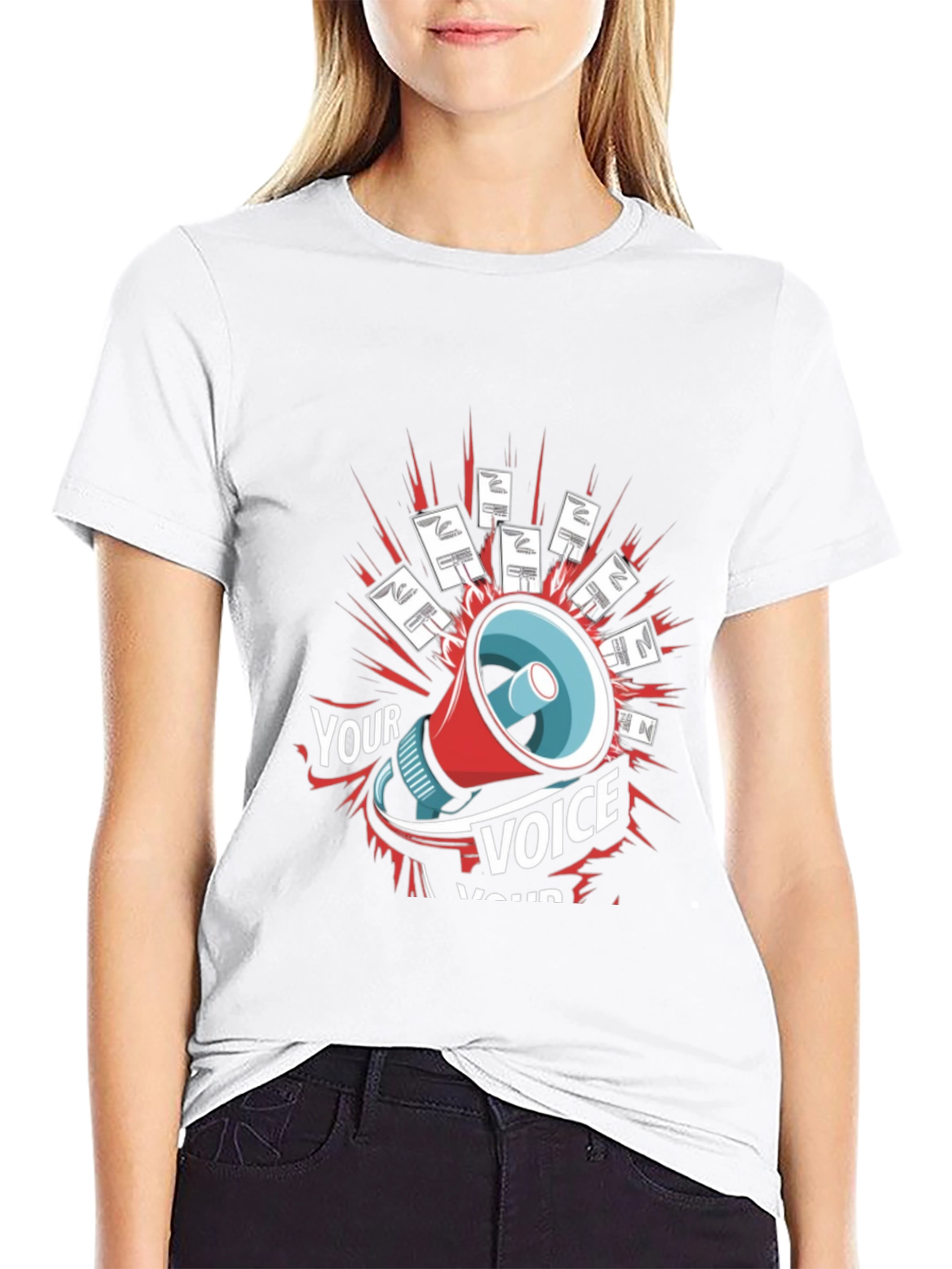 Your Voice T-Shirt Protest Shout Loud