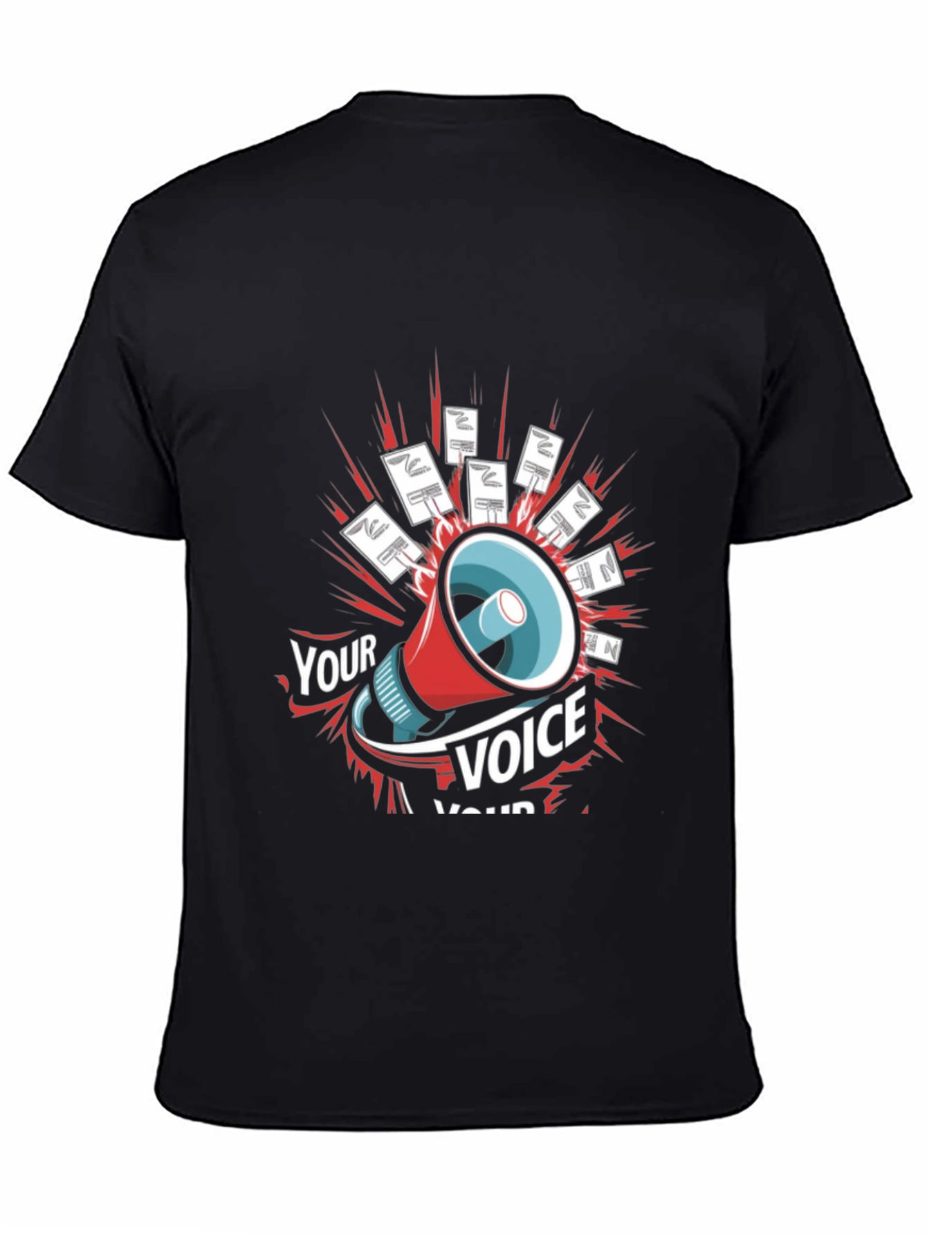 Your Voice T-Shirt Protest Shout Loud