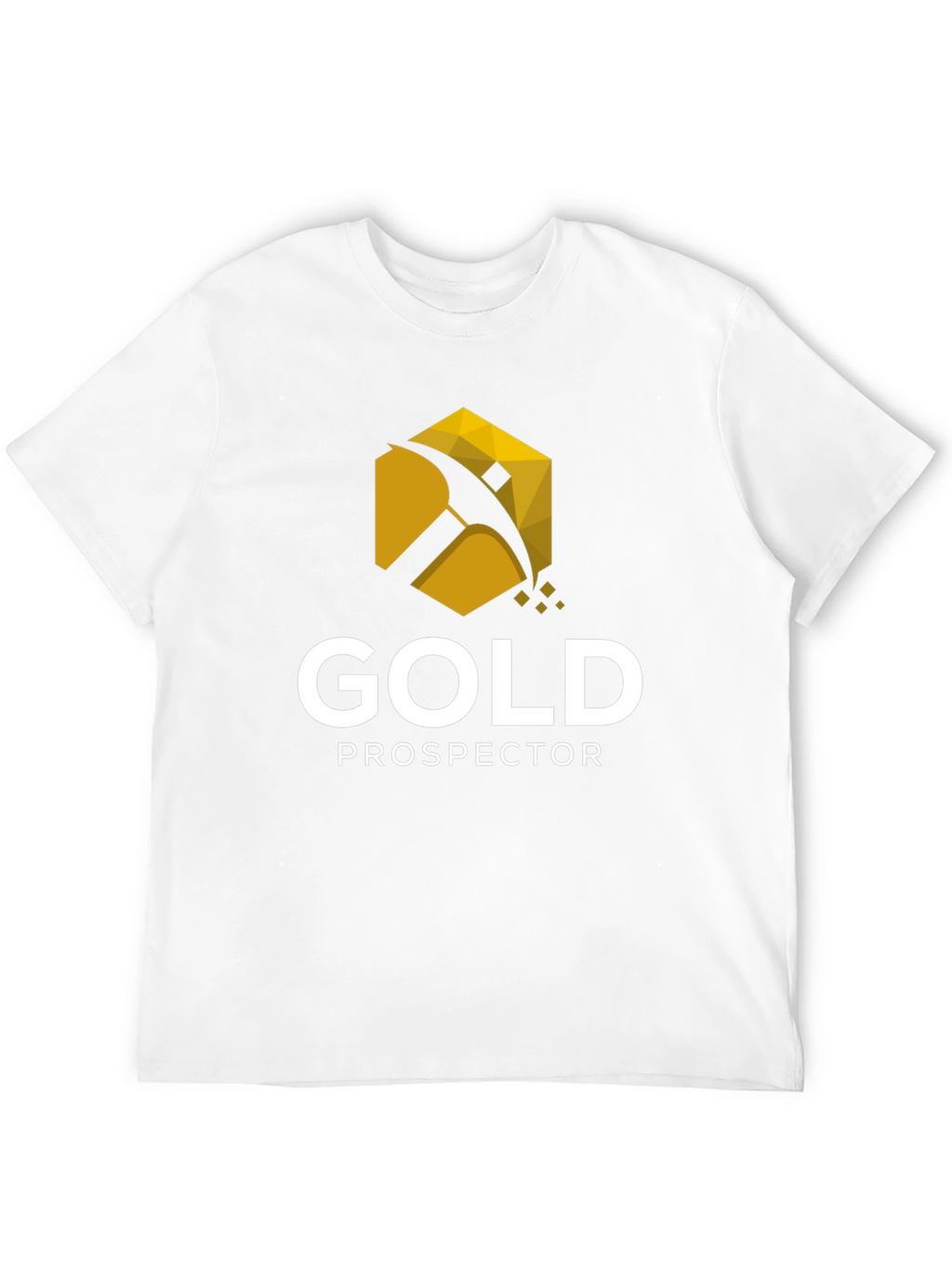 Gold Prospector Graphic Tee - Black Cotton