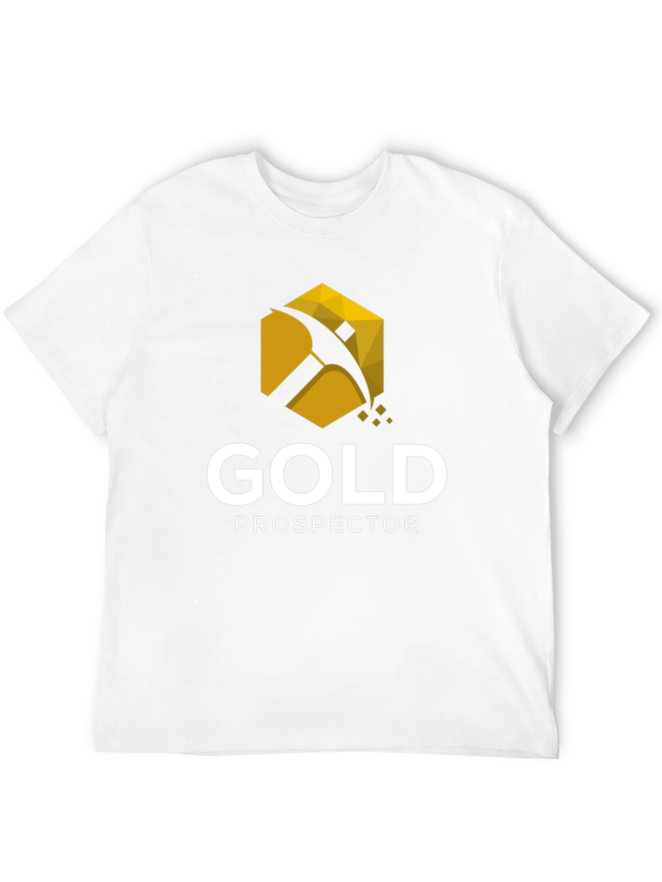Gold Prospector Graphic Tee - Black Cotton