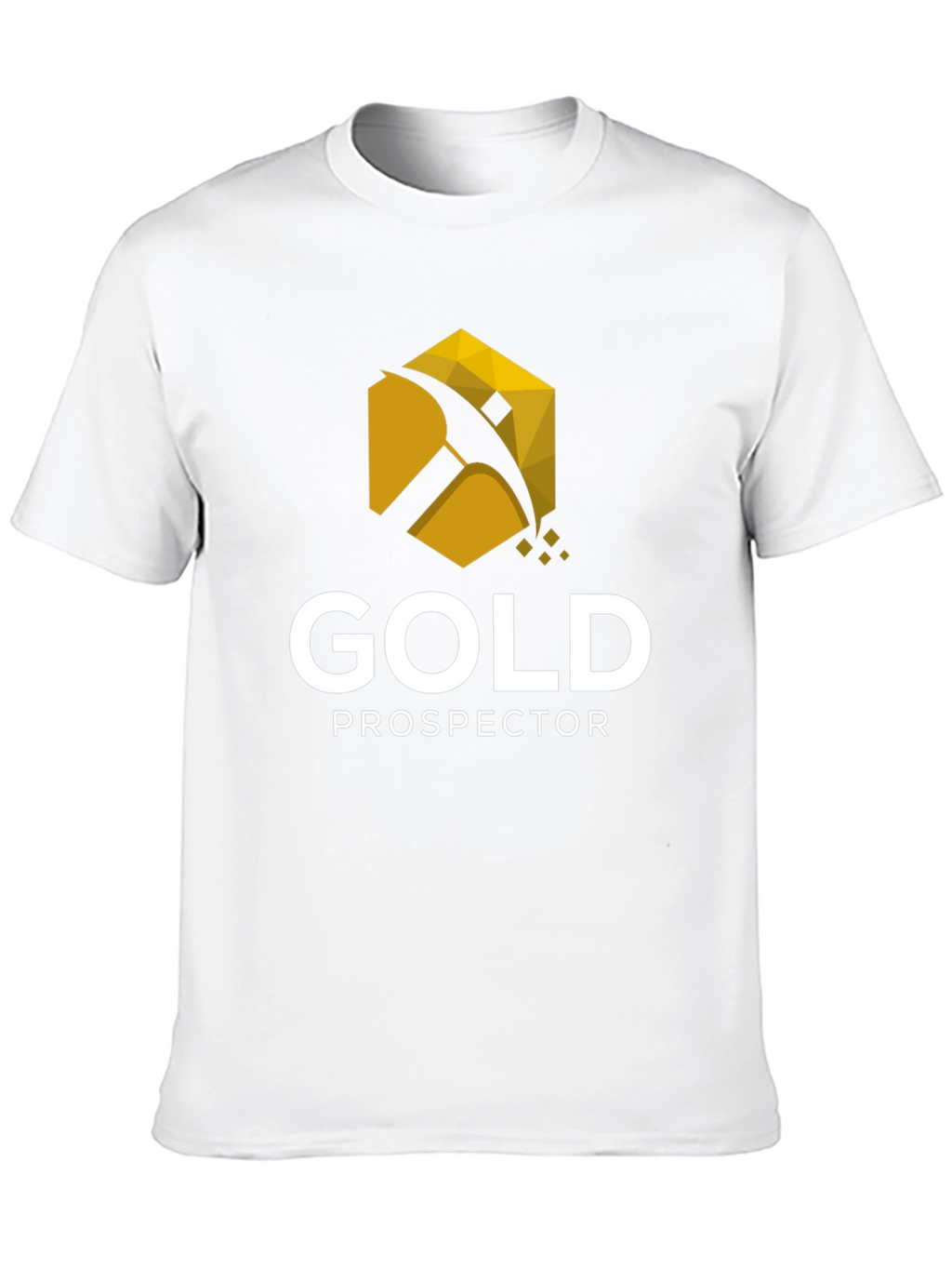 Gold Prospector Graphic Tee - Black Cotton