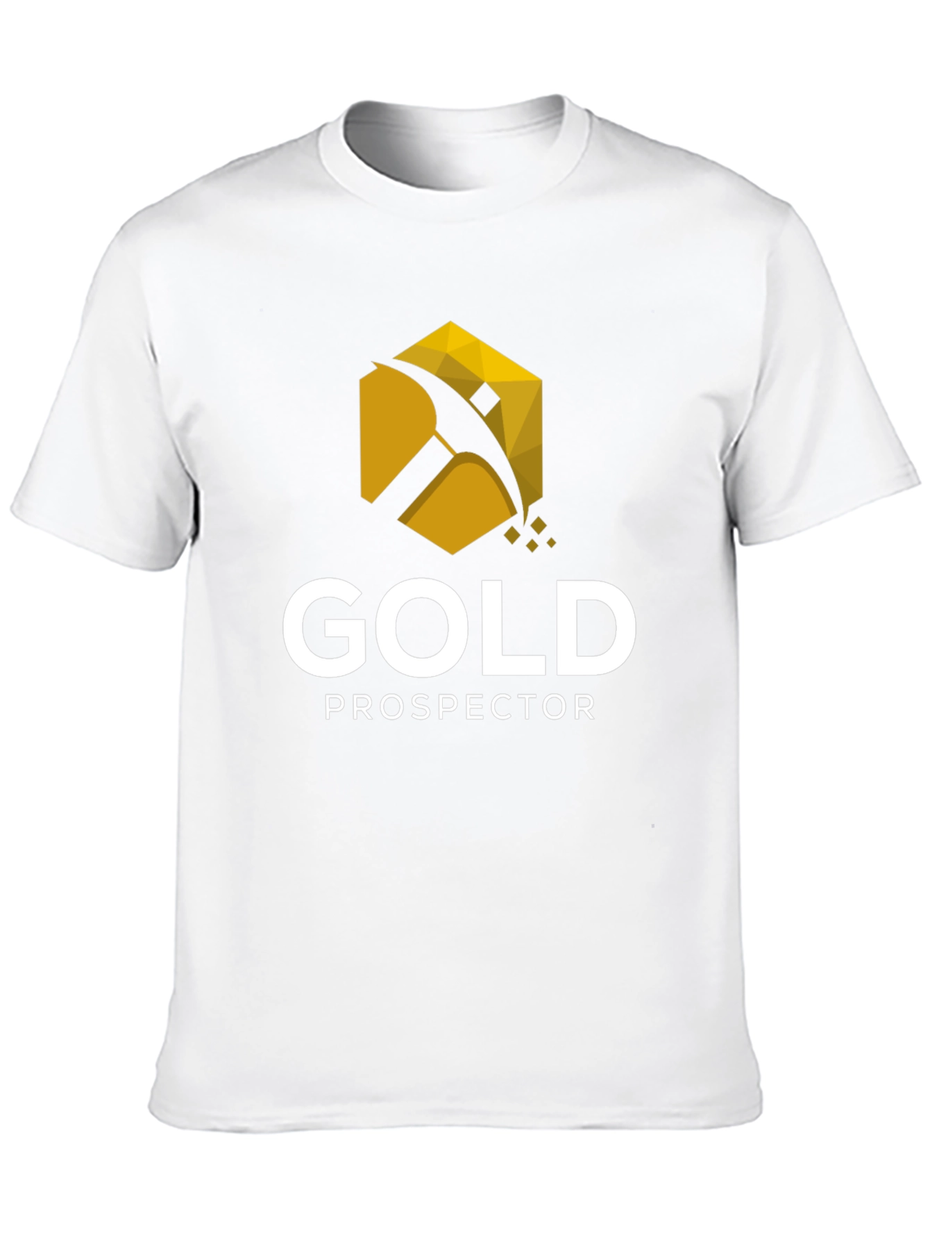 Gold Prospector Graphic Tee - Black Cotton
