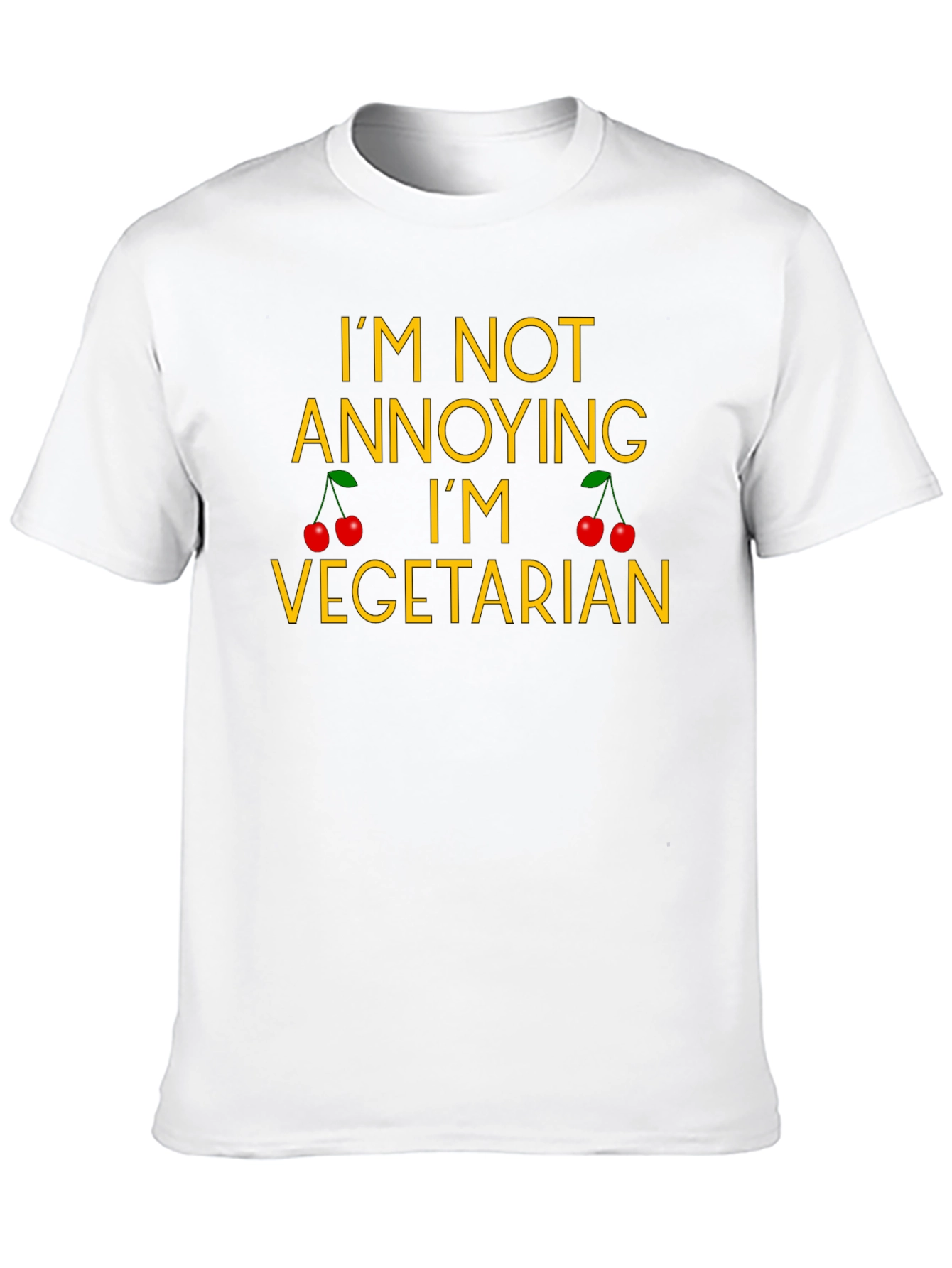Im Not Annoying Im Vegetarian Graphic T-Shirt