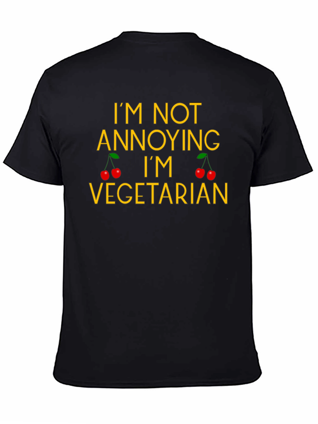 Im Not Annoying Im Vegetarian Graphic T-Shirt