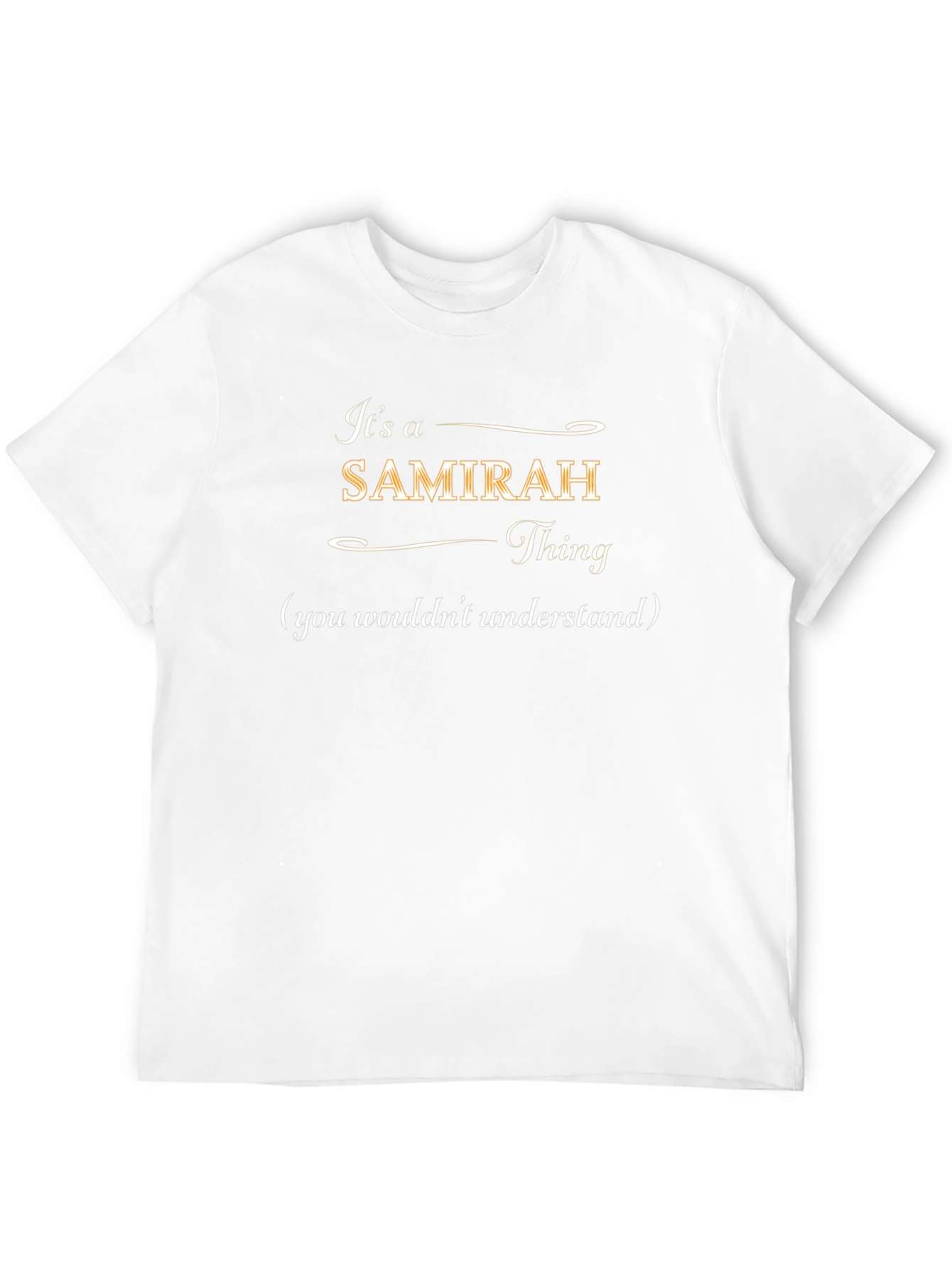 Samirah Thing T-Shirt - Personalized Name Tee