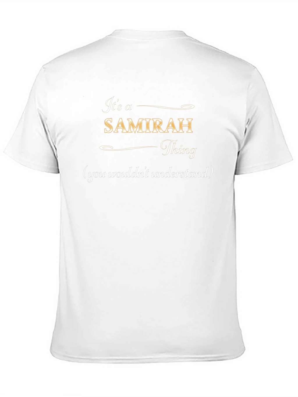 Samirah Thing T-Shirt - Personalized Name Tee