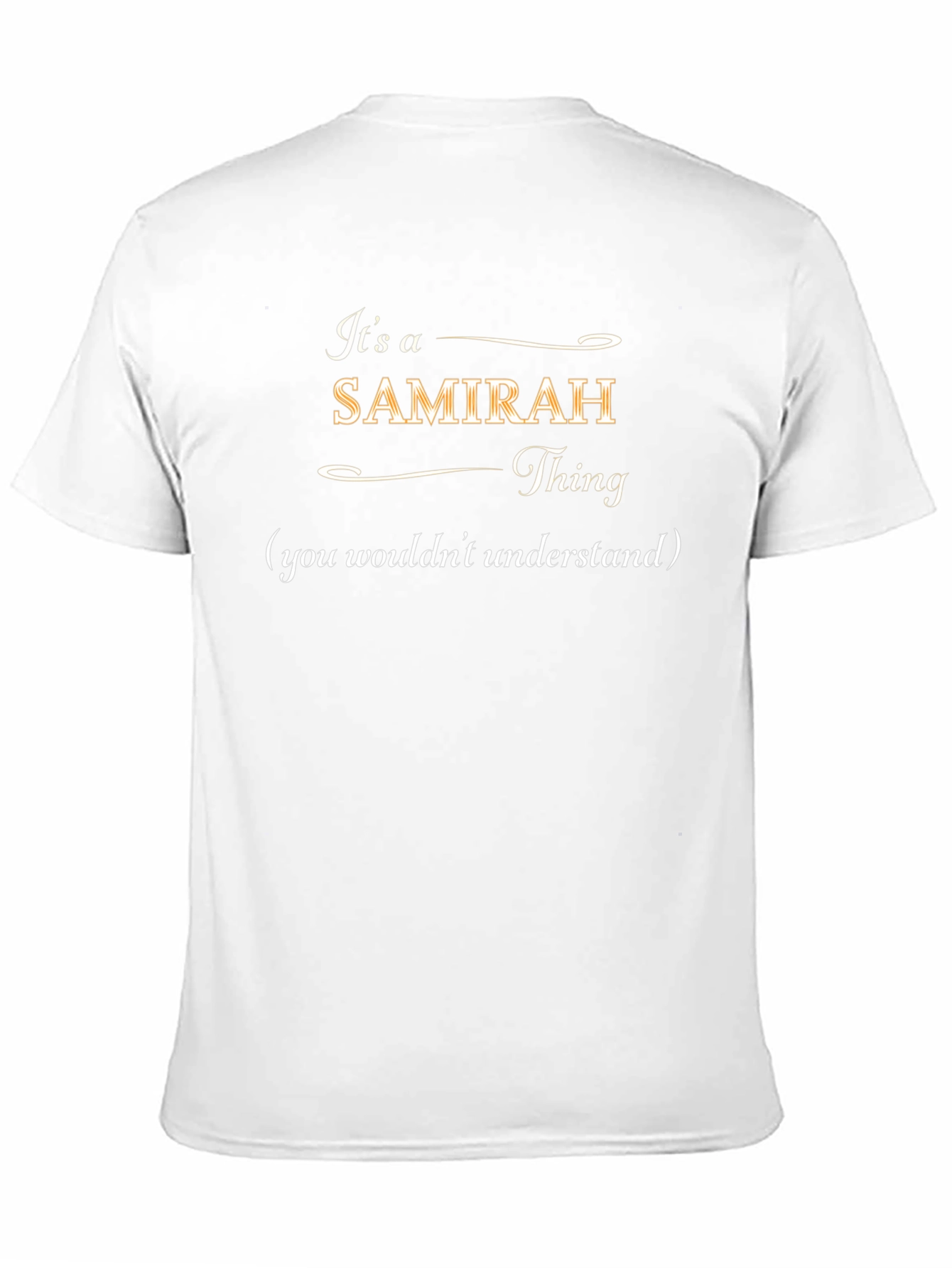 Samirah Thing T-Shirt - Personalized Name Tee