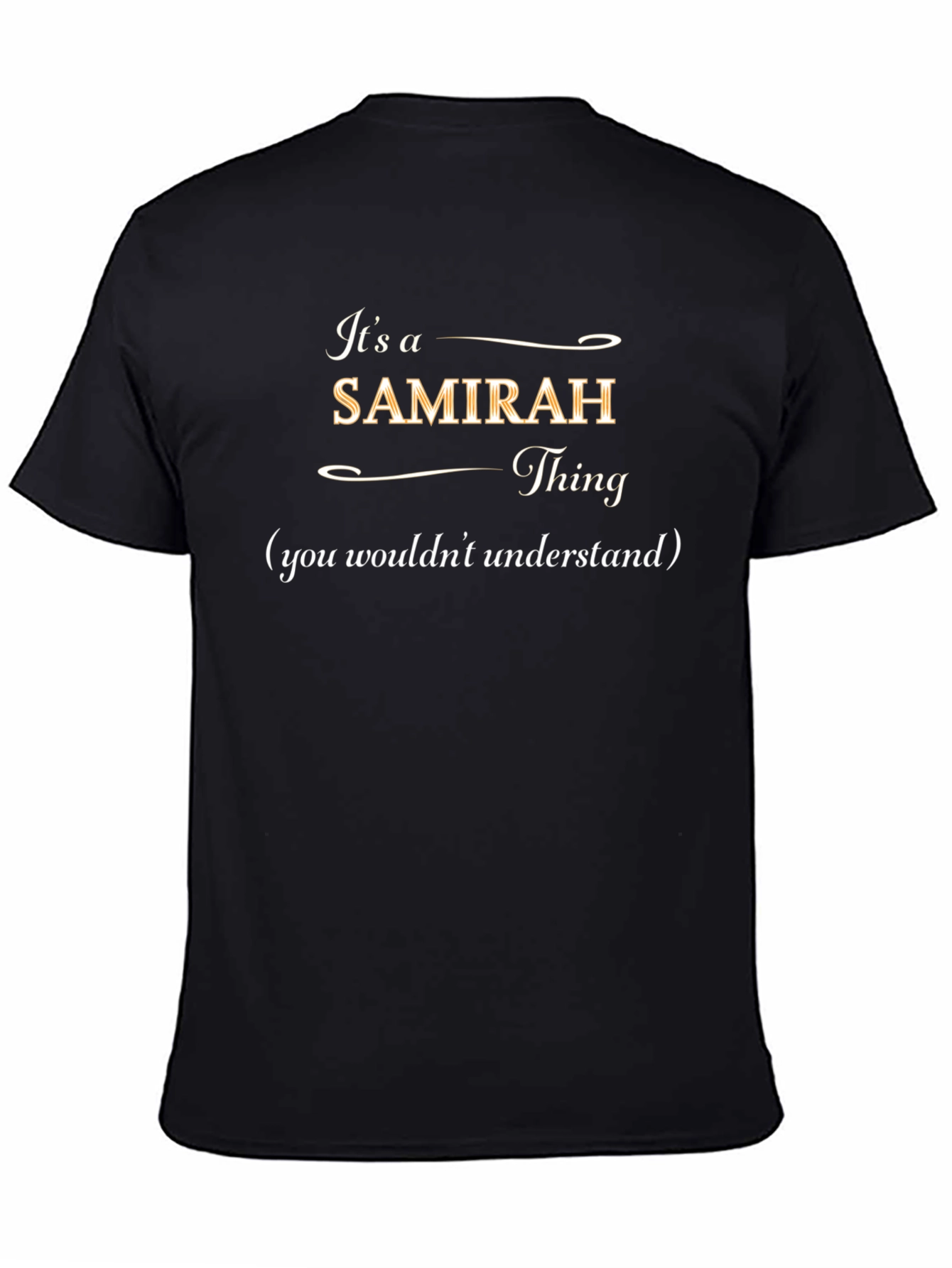 Samirah Thing T-Shirt - Personalized Name Tee
