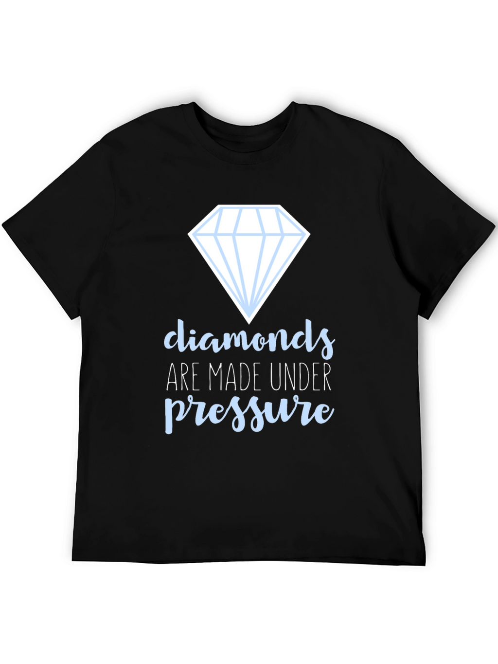 Diamonds Under Pressure Black T-Shirt