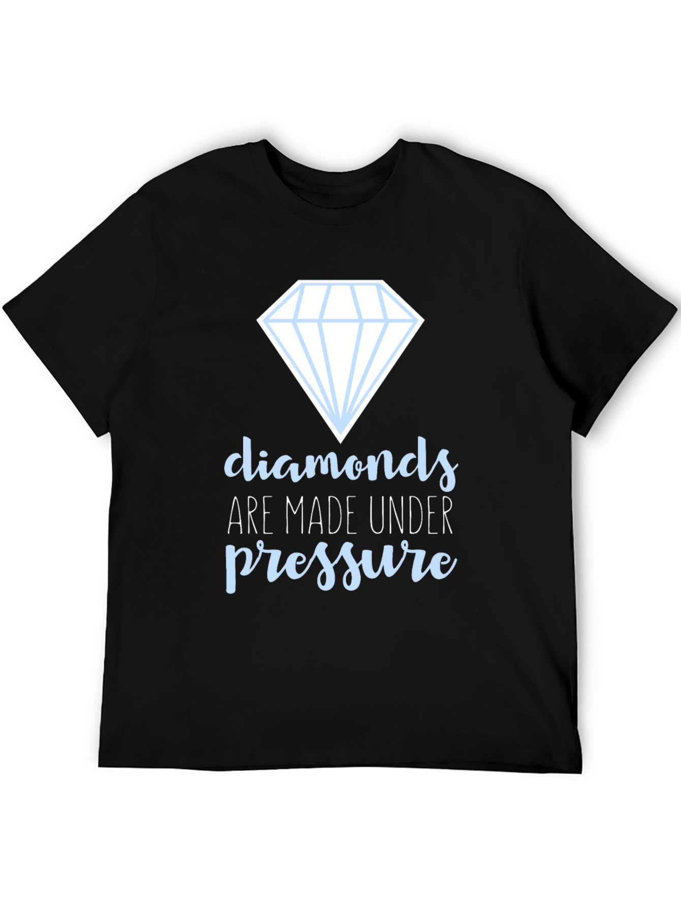 Diamonds Under Pressure Black T-Shirt