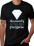 Diamonds Under Pressure Black T-Shirt