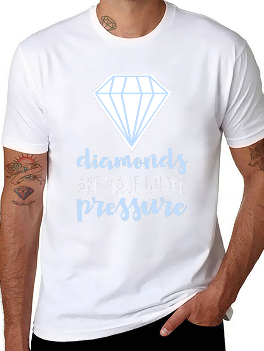 Diamonds Under Pressure Black T-Shirt