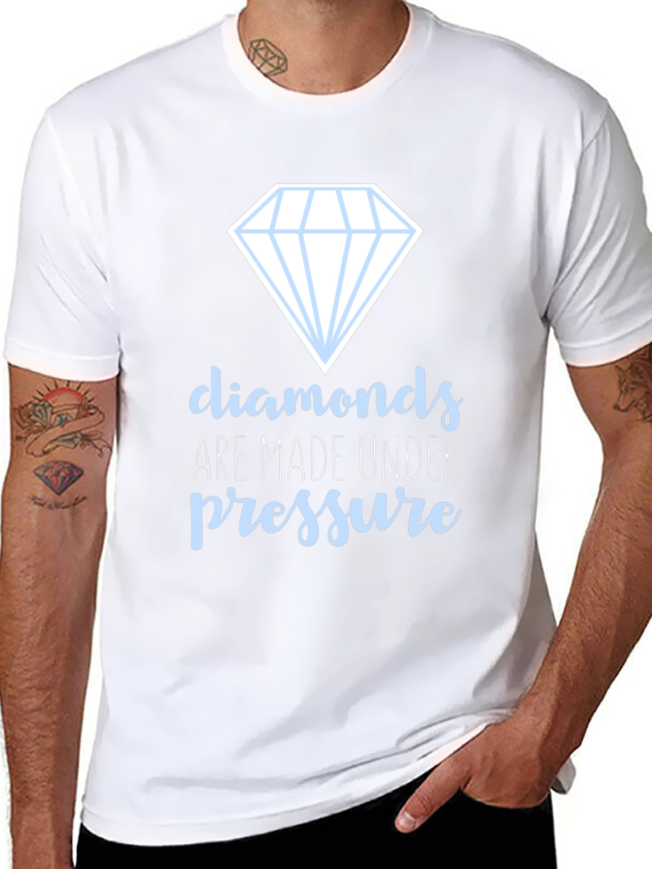 Diamonds Under Pressure Black T-Shirt