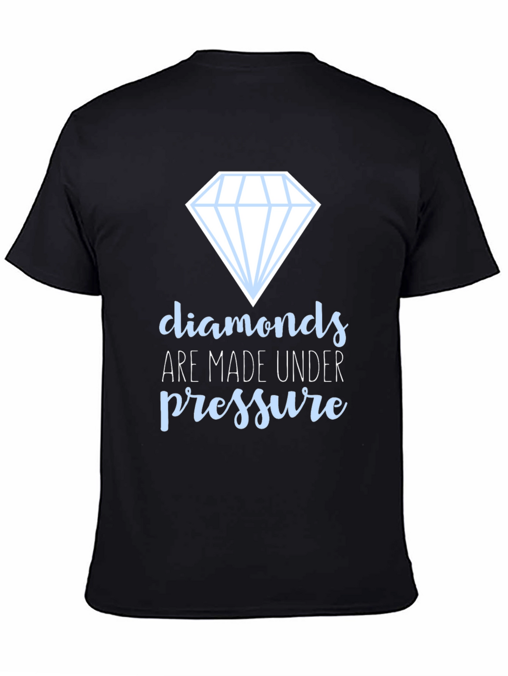 Diamonds Under Pressure Black T-Shirt