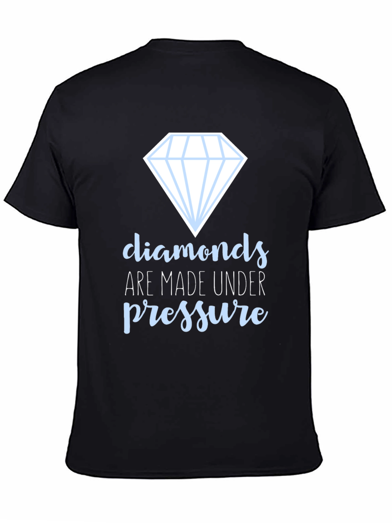 Diamonds Under Pressure Black T-Shirt