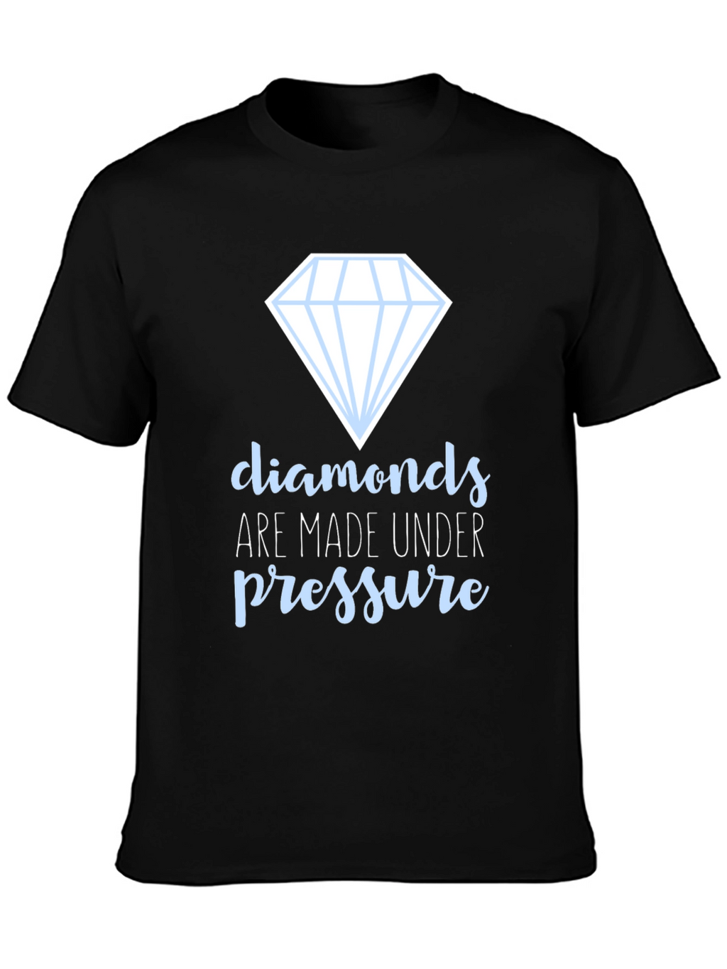 Diamonds Under Pressure Black T-Shirt