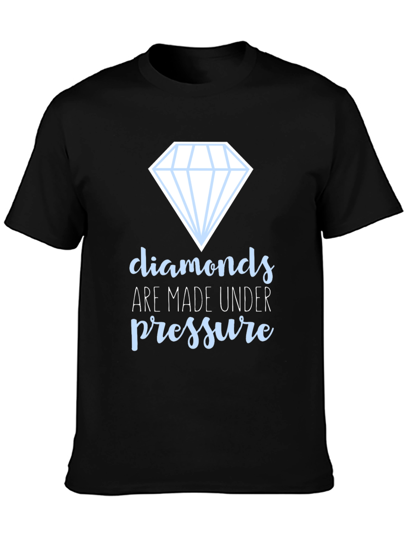 Diamonds Under Pressure Black T-Shirt