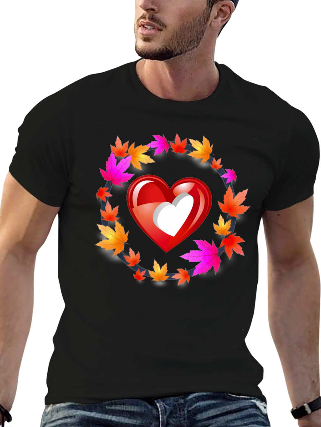Heart Leaves T-Shirt