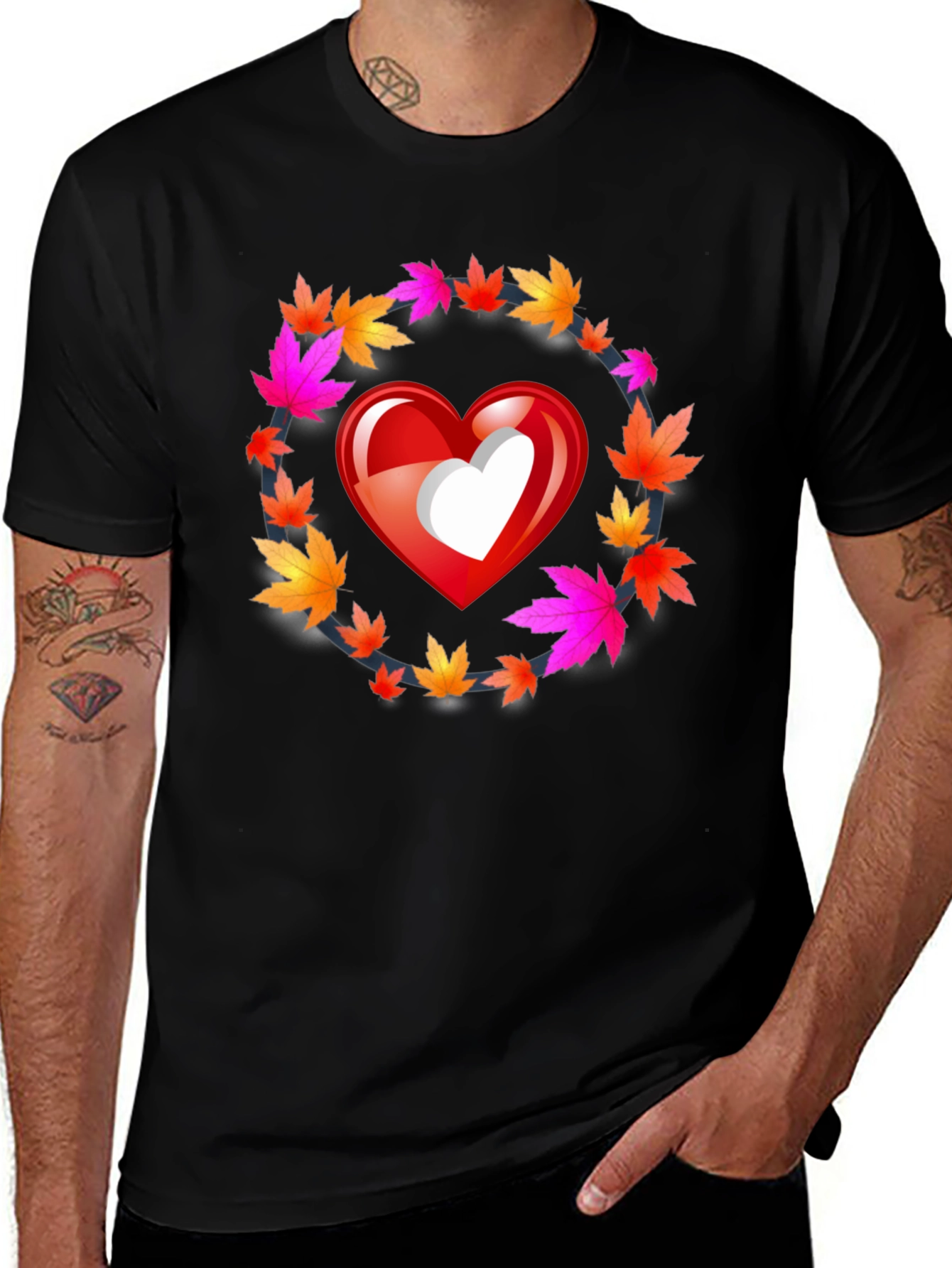 Heart Leaves T-Shirt