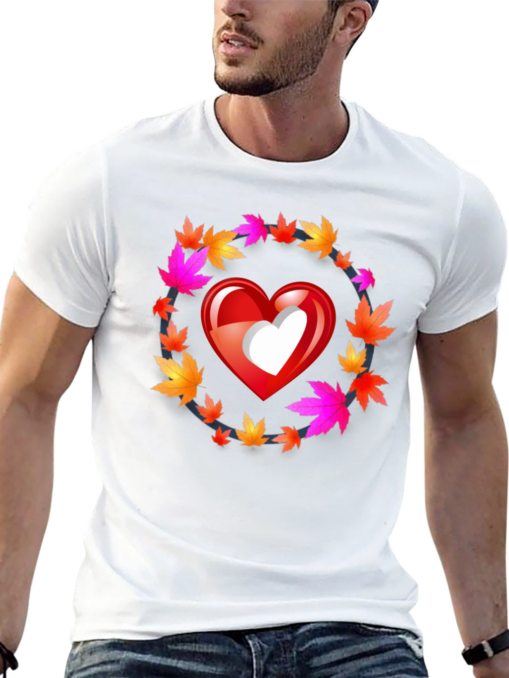 Heart Leaves T-Shirt