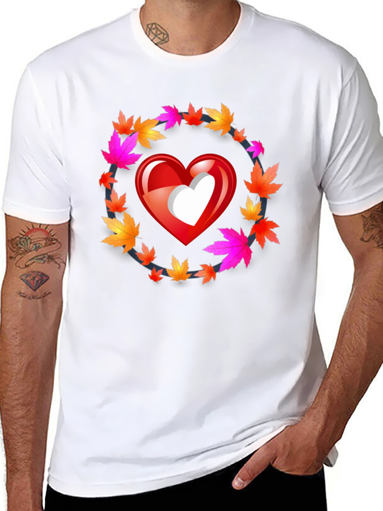 Heart Leaves T-Shirt