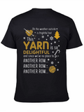 Yarn Lovers T-Shirt - Another Row... Black Tee