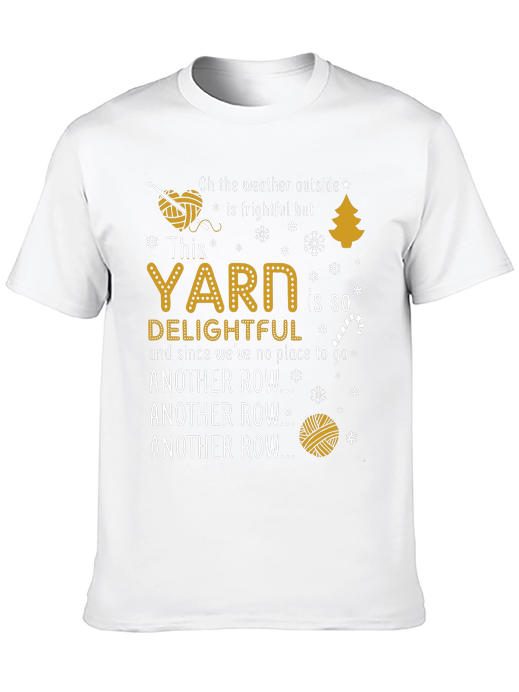Yarn Lovers T-Shirt - Another Row... Black Tee