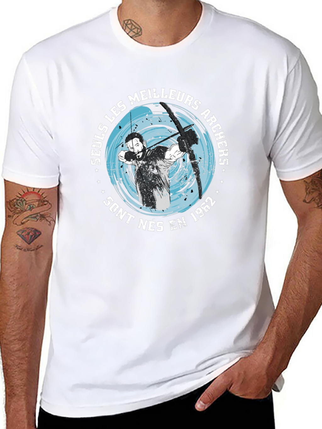 Archers Born in 1962 Black T-Shirt