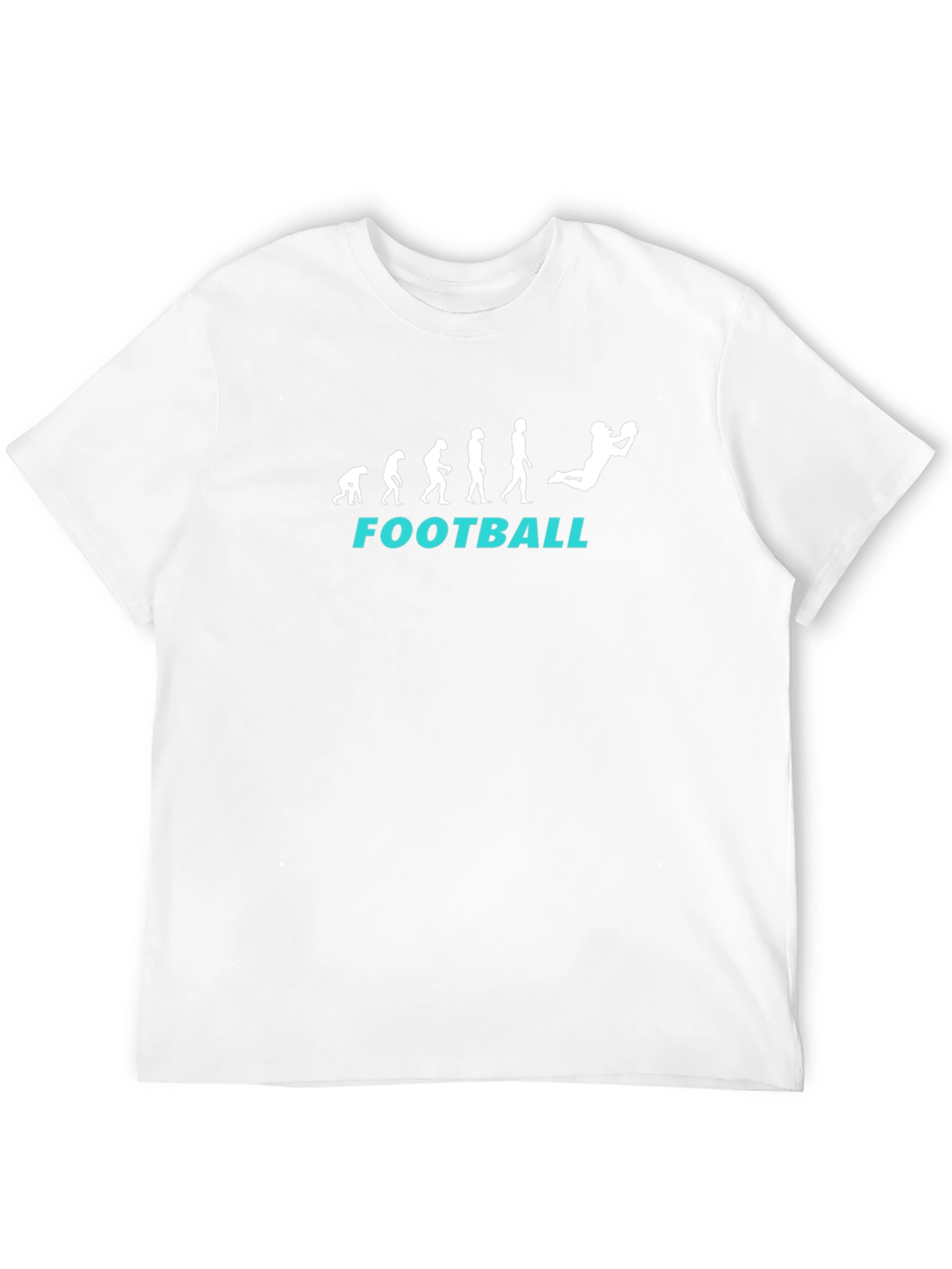 Football Evolution T-Shirt - Black Graphic Tee