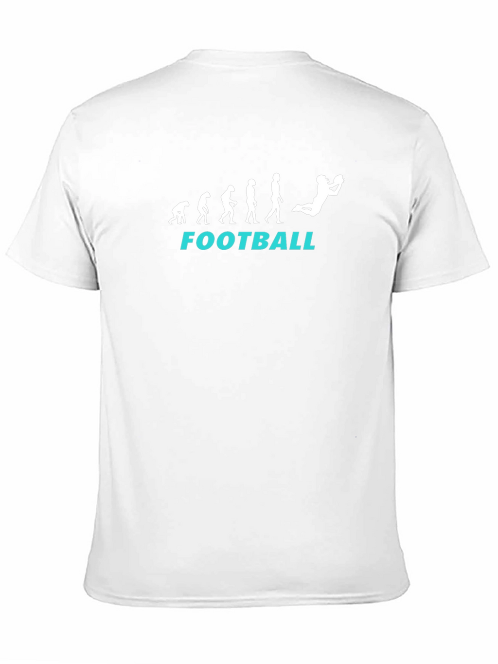 Football Evolution T-Shirt - Black Graphic Tee