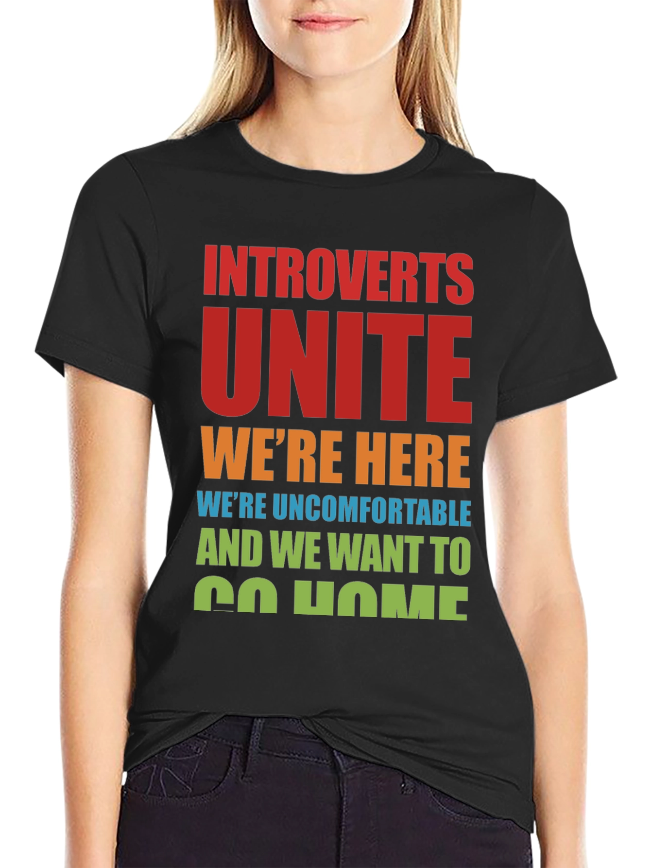 Introverts Unite T-Shirt Funny Slogan Tee