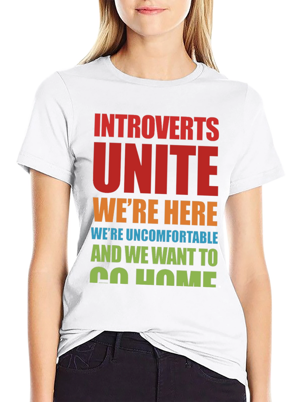 Introverts Unite T-Shirt Funny Slogan Tee
