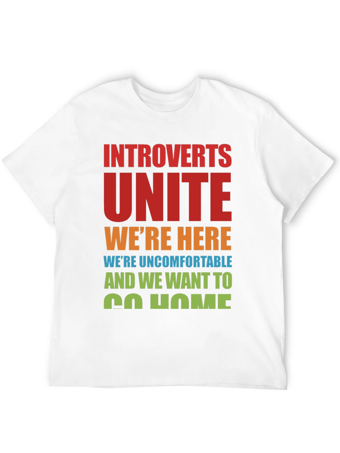 Introverts Unite T-Shirt Funny Slogan Tee