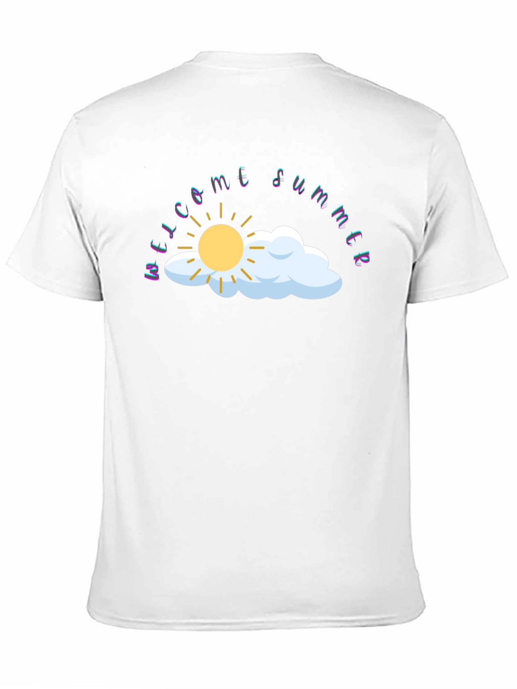 Welcome Summer Black Graphic Tee