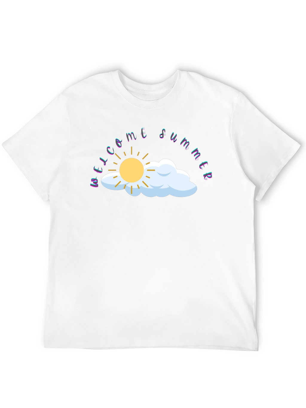 Welcome Summer Black Graphic Tee