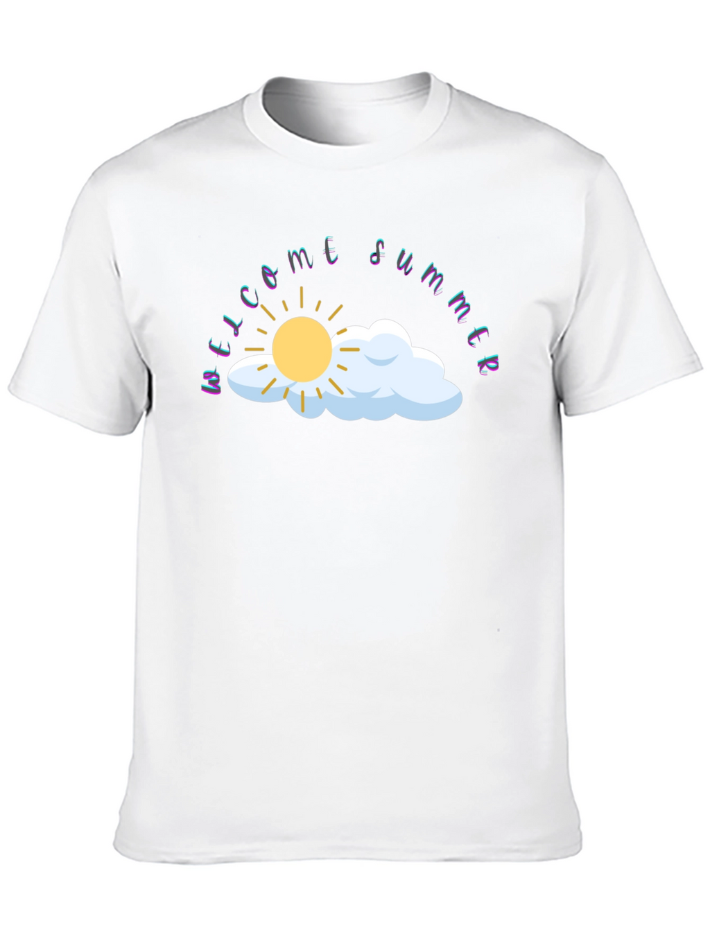 Welcome Summer Black Graphic Tee