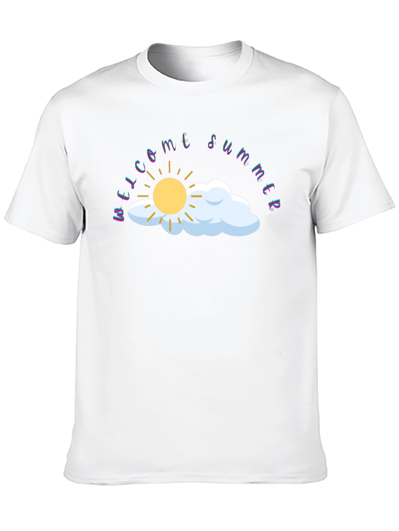 Welcome Summer Black Graphic Tee