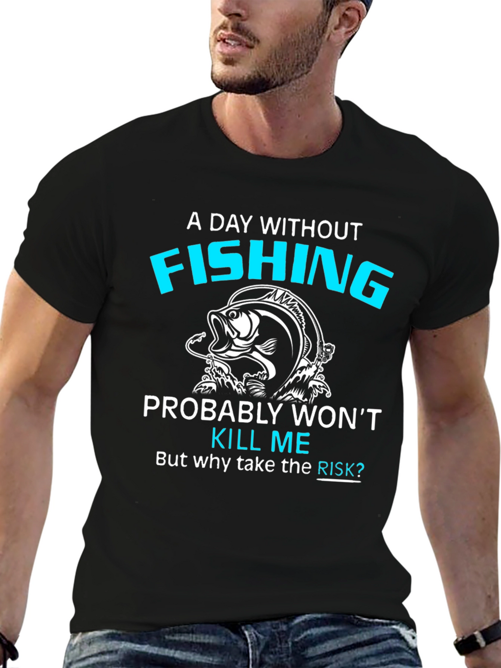 Fishing Lover T-Shirt - A Day Without Fishing