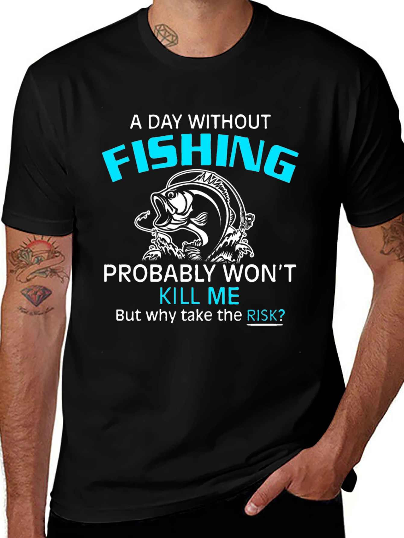 Fishing Lover T-Shirt - A Day Without Fishing