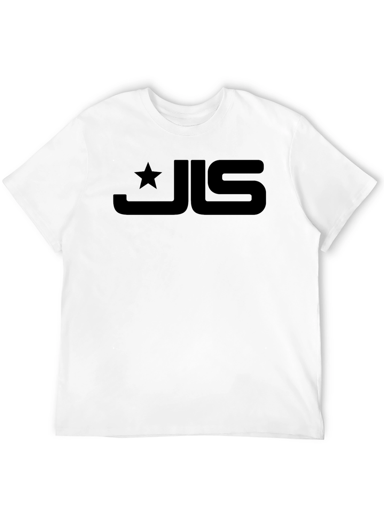 Mens Black T-Shirt with Graphic Logo Design