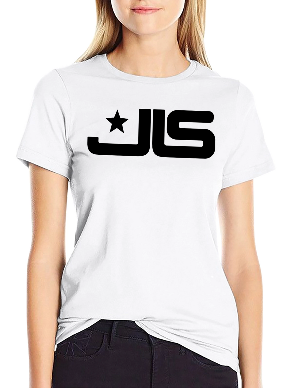 Mens Black T-Shirt with Graphic Logo Design