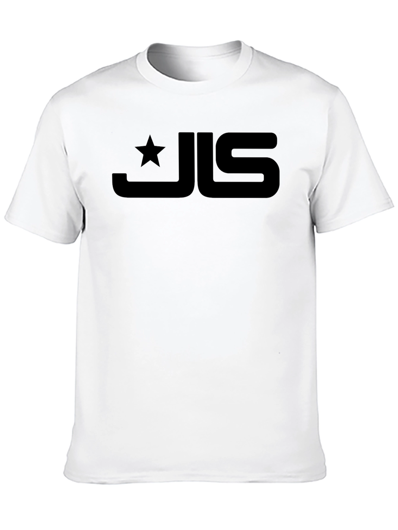 Mens Black T-Shirt with Graphic Logo Design