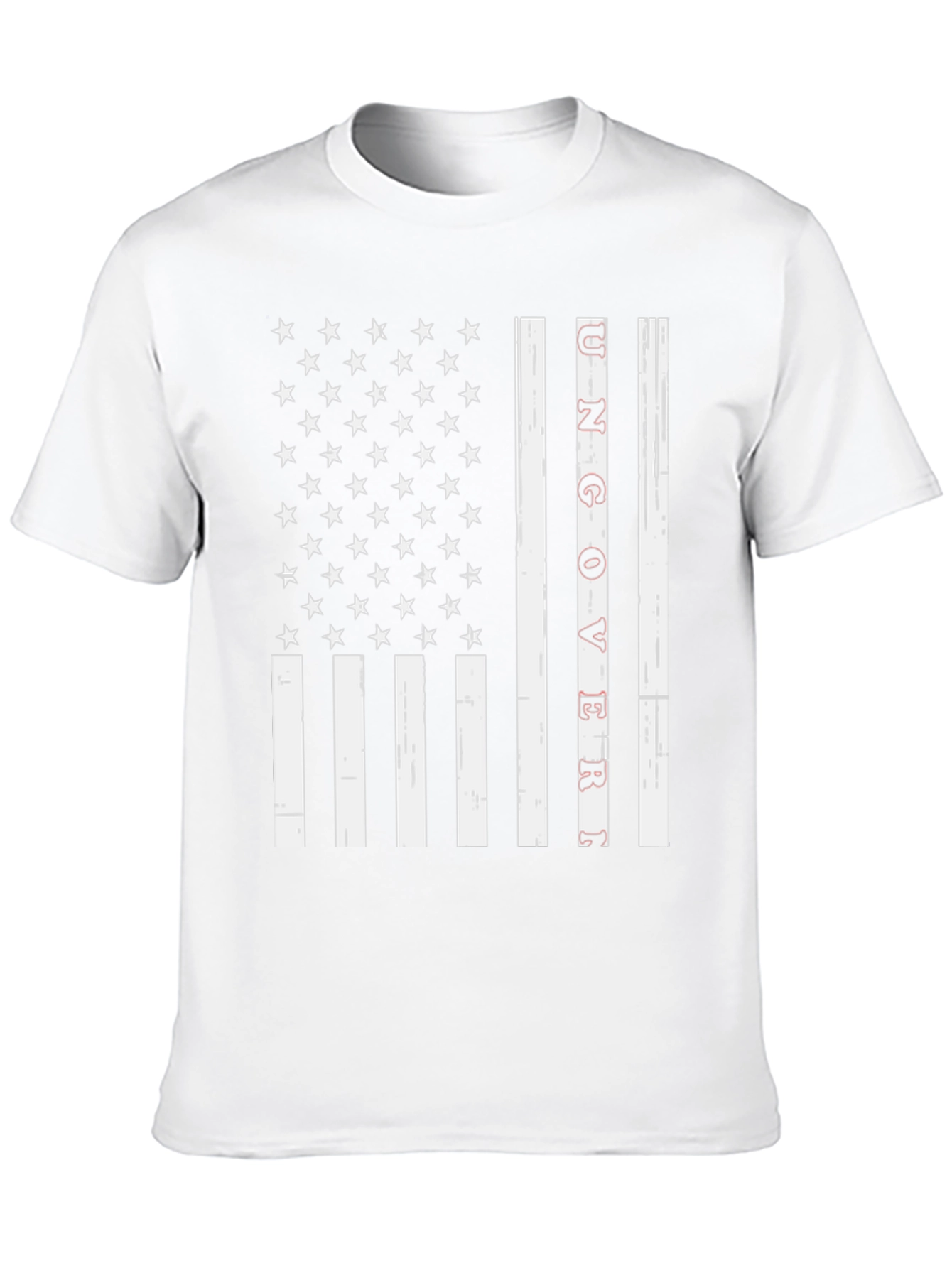 Ungovern American Flag Graphic Tee - Black